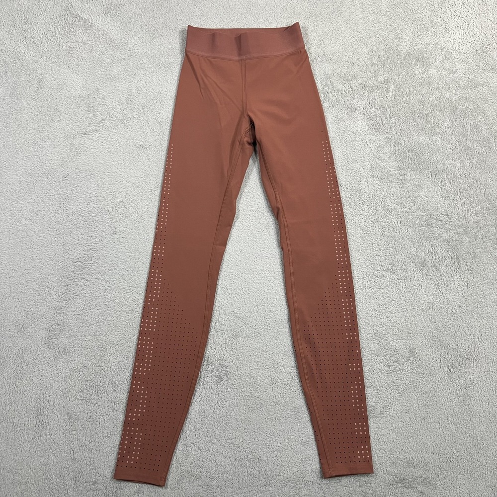 Lululemon Soulcycle Leggings Womens 2 Brown Ride & Reflect Cycling Training Gym